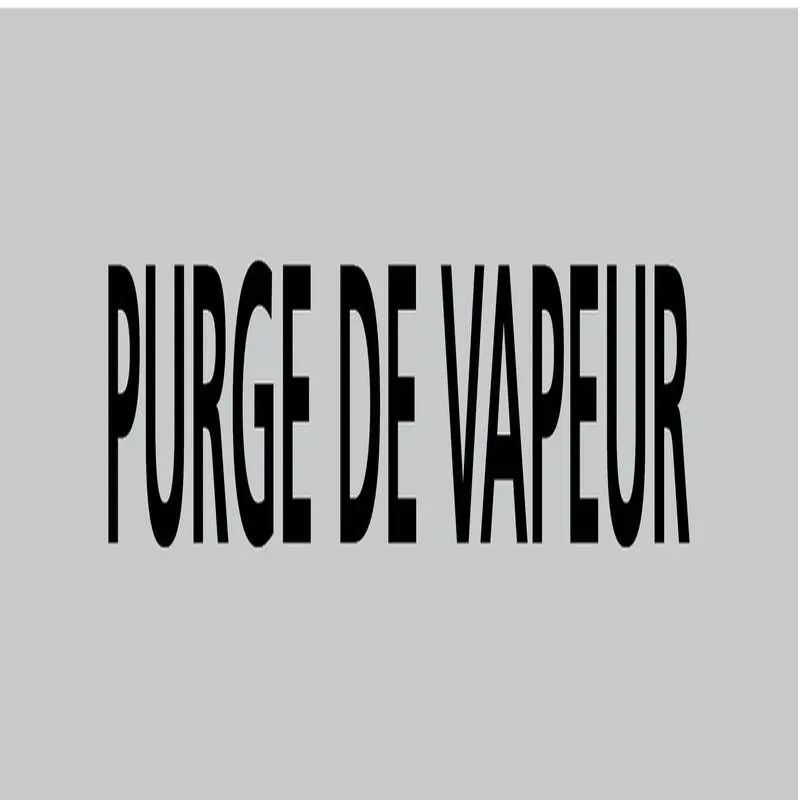 Panneau PURGE DE VAPEUR 222X37 MARQUAG Taliaplast 731203