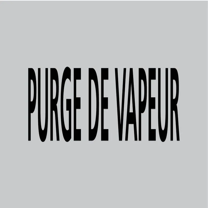 Panneau PURGE DE VAPEUR 312X52 MARQUAG Taliaplast 730203
