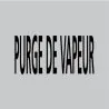 Panneau PURGE DE VAPEUR 312X52 MARQUAG Taliaplast 730203