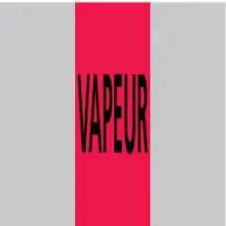 Panneau VAPEUR 222X37 MARQUAGE TUYAUTE Taliaplast 731204
