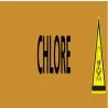 Panneau CHLORE 222X37 MARQUAGE TUYAUTE Taliaplast 731513