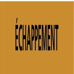 Panneau ECHAPPEMENT 156X26 MARQUAGE TU Taliaplast 732518