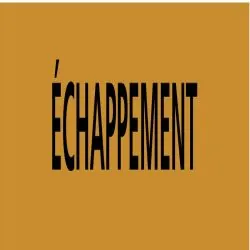 Panneau ECHAPPRMENT 222X37 MARQUAGE TU Taliaplast 731518