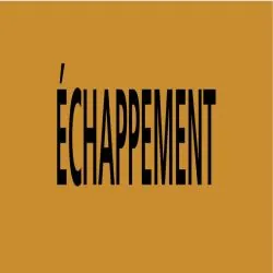 Panneau ECHAPPEMENT 312X52 MARQUAGE TU Taliaplast 730518