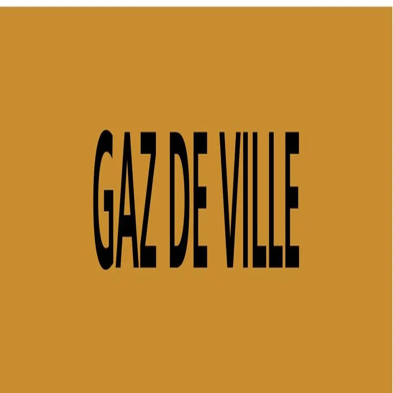 Panneau GAZ DE VILLE 156X26 MARQUAGE T Taliaplast 732525