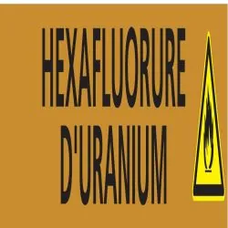 Panneau HEXAFLUORURE D'URANIUM 156X26 Taliaplast 732551