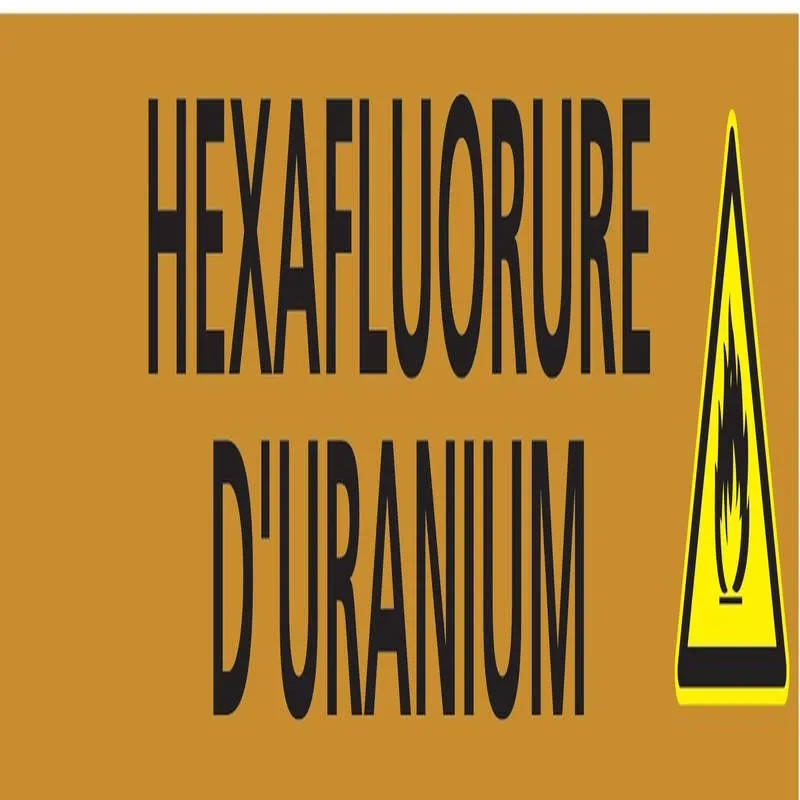 Panneau HEXAFLUORURE D'URANIUM 156X26 Taliaplast 732551