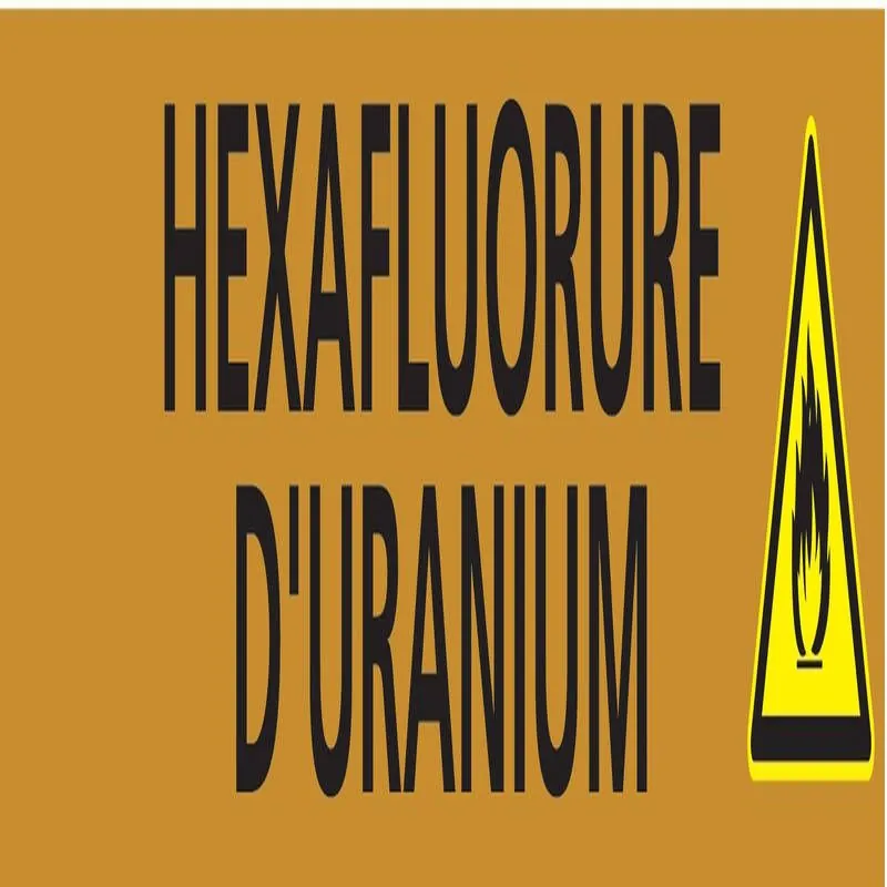 Panneau HEXAFLUORURE D'URANIUM 222X37 Taliaplast 731551
