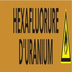 Panneau HEXAFLUORURE D'URANIUM 312X52 Taliaplast 730551