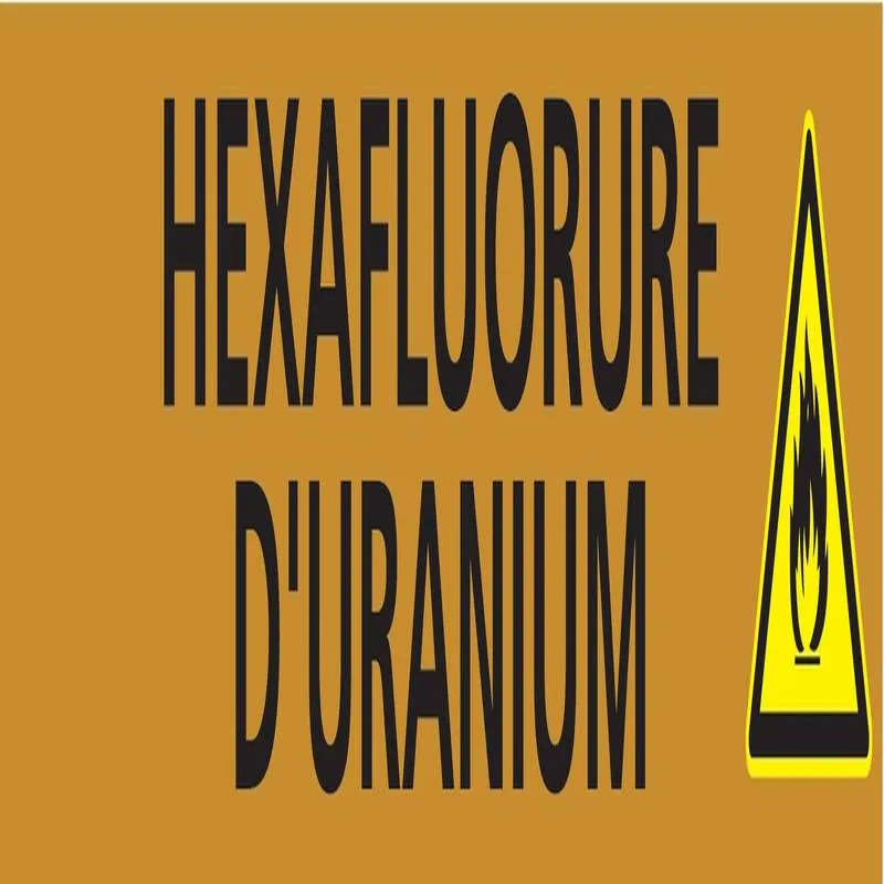 Panneau HEXAFLUORURE D'URANIUM 312X52 Taliaplast 730551