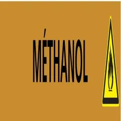 Panneau METHANOL 222X37 MARQUAGE TUYAU Taliaplast 731537