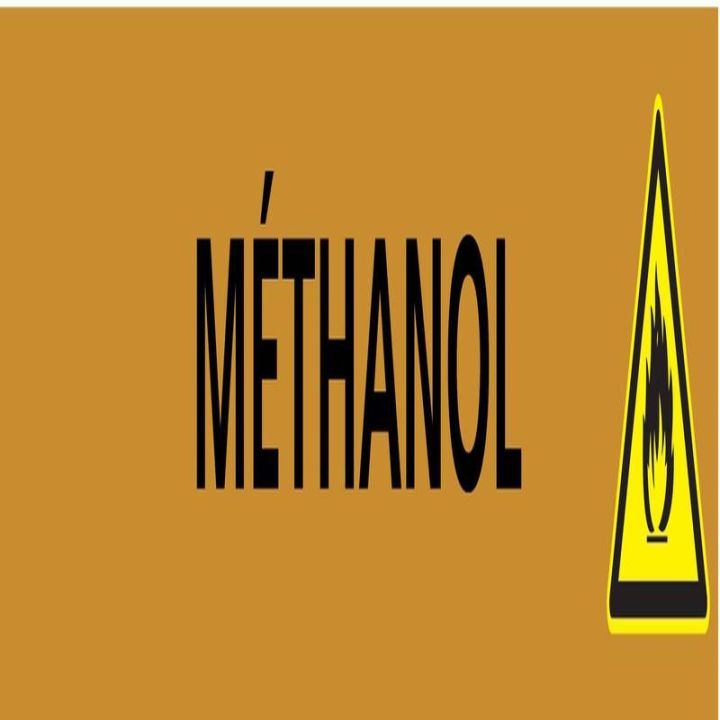 Panneau METHANOL 222X37 MARQUAGE TUYAU Taliaplast 731537