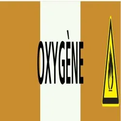 Panneau OXYGENE 222X37 MARQUAGE TUYAUT Taliaplast 731541