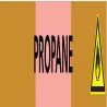 Panneau PROPANE 222X37 MARQUAGE TUYAUT Taliaplast 731543