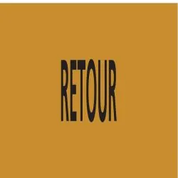 Panneau RETOUR 156X26 MARQUAGE TUYAUTE Taliaplast 732545
