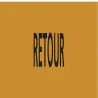 Panneau RETOUR 156X26 MARQUAGE TUYAUTE Taliaplast 732545