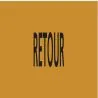 Panneau RETOUR 222X37 MARQUAGE TUYAUTE Taliaplast 731545