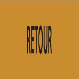 Panneau RETOUR 312X52 MARQUAGE TUYAUTE Taliaplast 730545