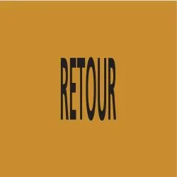 Panneau RETOUR 312X52 MARQUAGE TUYAUTE Taliaplast 730545