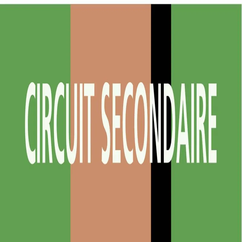 Panneau CIRCUIT SECONDAIRE 156x26mm (2 Taliaplast 732108