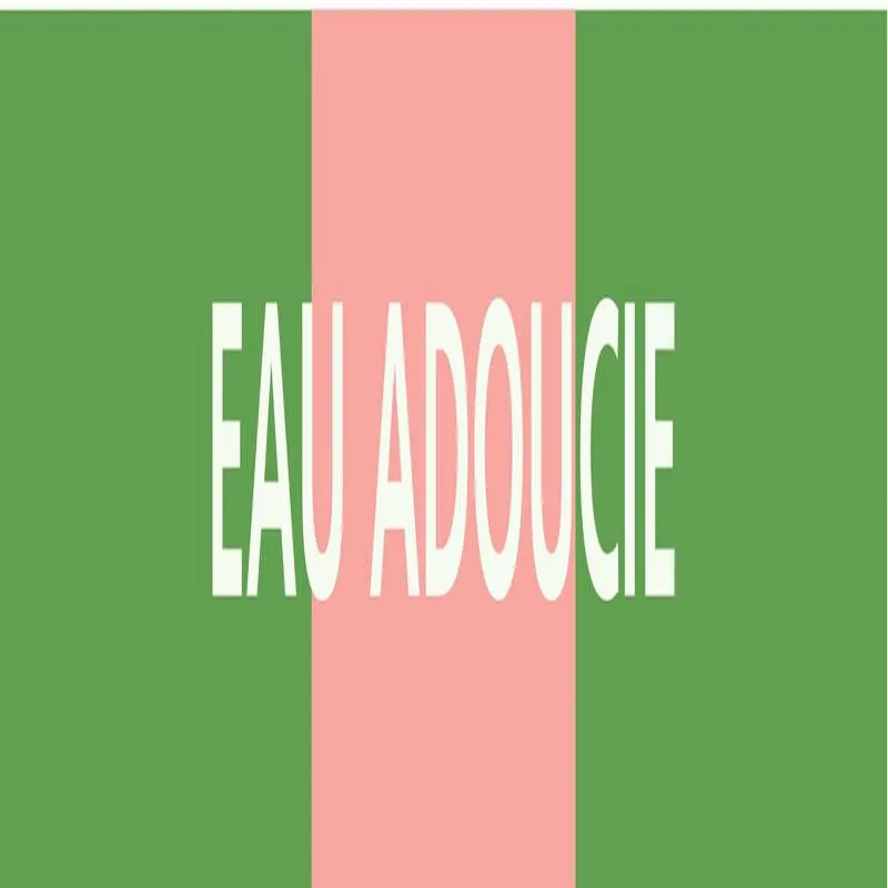 Panneau EAU ADOUCIE 222X37 MARQUAGE TU Taliaplast 731114
