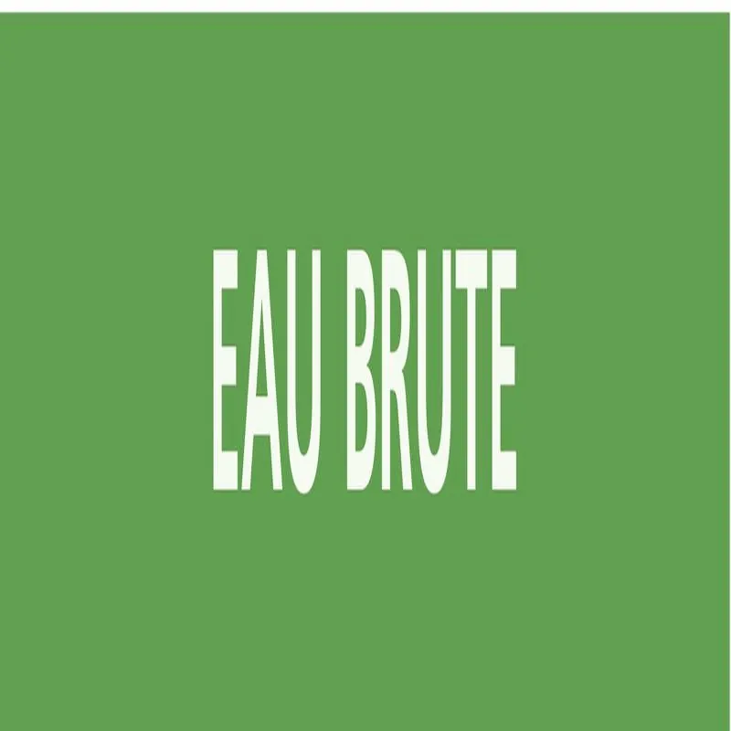 Panneau EAU BRUTE 156X26 MARQUAGE TUYA Taliaplast 732115