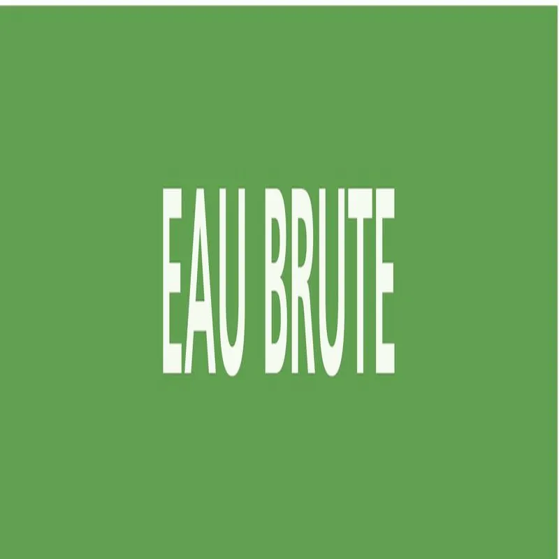 Panneau EAU BRUTE 222X37 MARQUAGE TUYA Taliaplast 731115