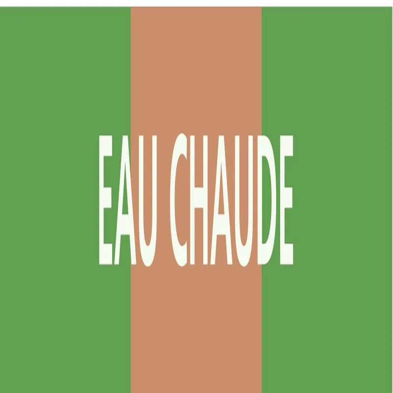 Panneau EAU CHAUDE 156X26 MARQUAGE TUY Taliaplast 732116