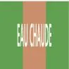 Panneau EAU CHAUDE 156X26 MARQUAGE TUY Taliaplast 732116