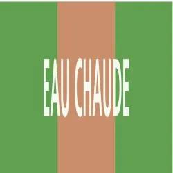 Panneau EAU CHAUDE 222X37 MARQUAGE TUY Taliaplast 731116
