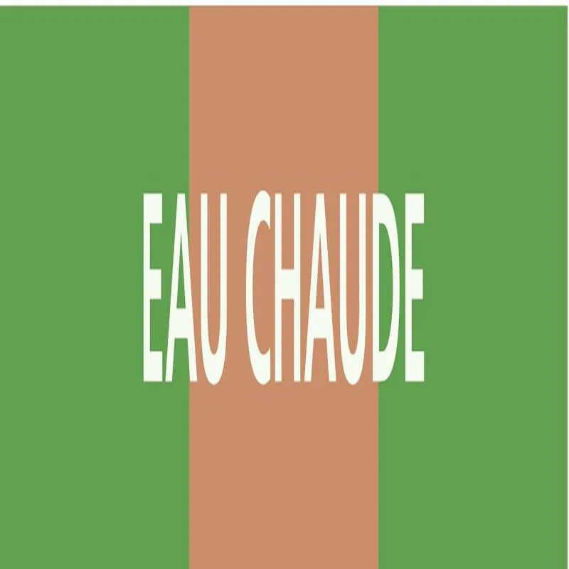 Panneau EAU CHAUDE 222X37 MARQUAGE TUY Taliaplast 731116