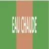 Panneau EAU CHAUDE 222X37 MARQUAGE TUY Taliaplast 731116
