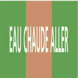 Panneau EAU CHAUDE ALLER 222X37 MARQUA Taliaplast 731123