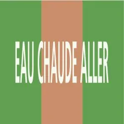 Panneau EAU CHAUDE ALLER 312x52mm (10 Taliaplast 730123