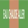 Panneau EAU CHAUDE ALLER 312x52mm (10 Taliaplast 730123