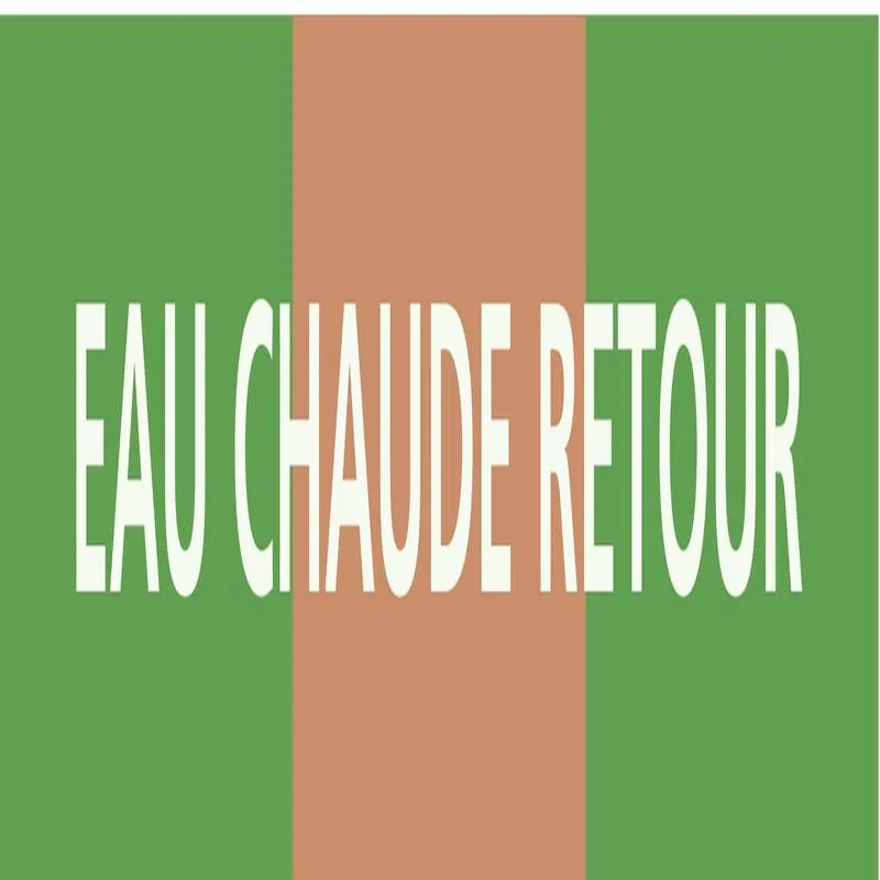 Panneau EAU CHAUDE RETOUR 156X26 MARQU Taliaplast 732126