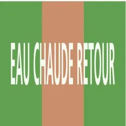 Panneau EAU CHAUDE RETOUR 222X37 MARQU Taliaplast 731126