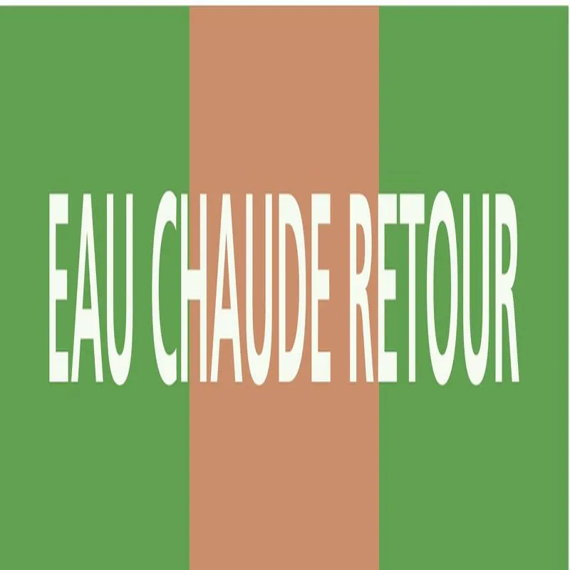 Panneau EAU CHAUDE RETOUR 222X37 MARQU Taliaplast 731126