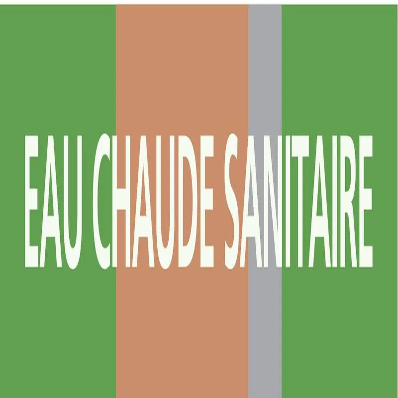 Panneau EAU CHAUDE SANIT. 222X37 MARQU Taliaplast 731127