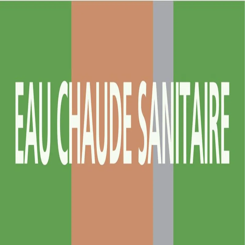 Panneau EAU CHAUDE SANITAIRE 312x52mm Taliaplast 730127