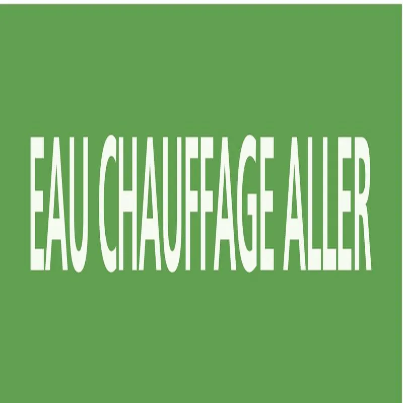 Panneau EAU CHAUFFAGE ALLER 222x37mm ( Taliaplast 731136