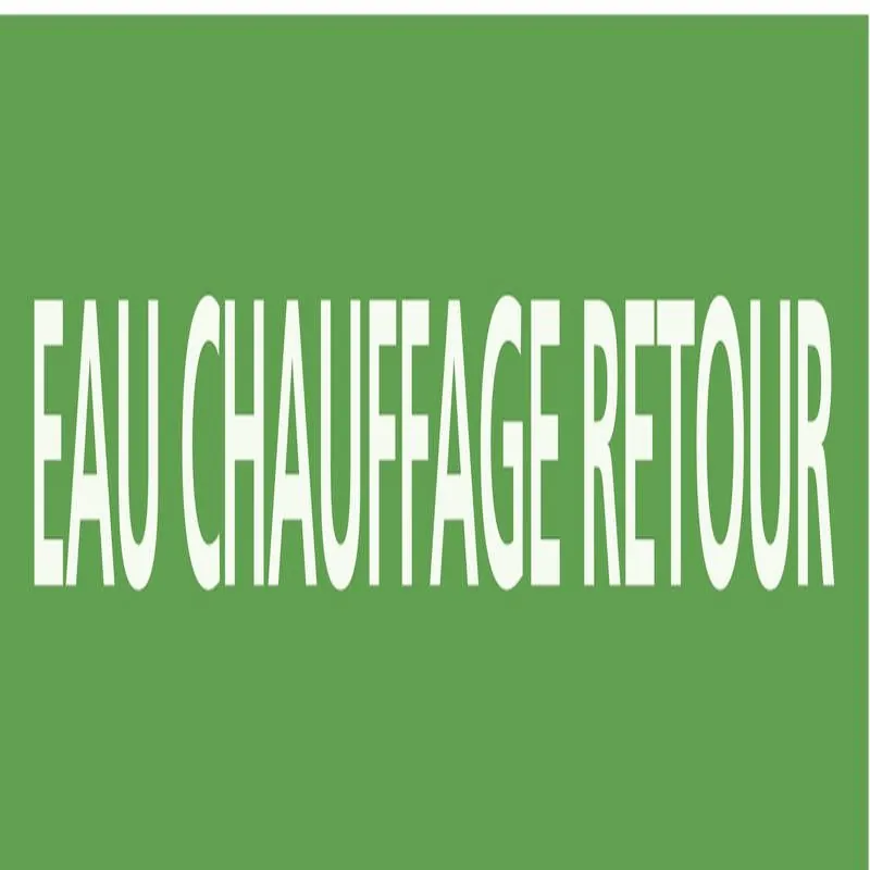 Panneau EAU CHAUFFAGE RETOUR 156x26mm Taliaplast 732138