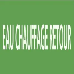 Panneau EAU CHAUFFAGE RETOUR 312x52mm Taliaplast 730138