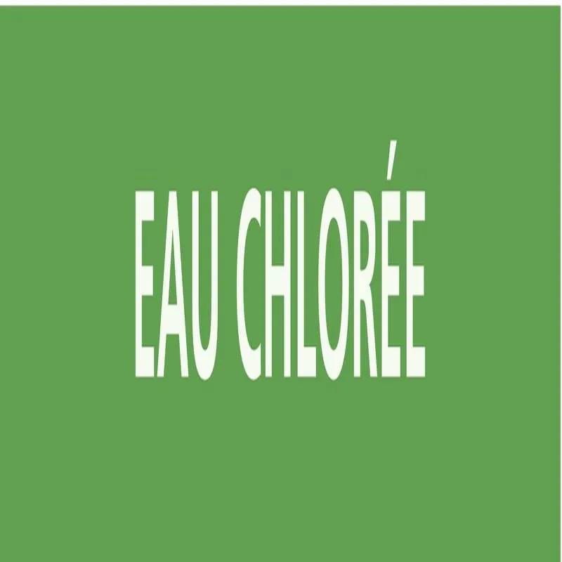 Panneau EAU CHLORÉE 222x37mm (20 ADHES Taliaplast 731129