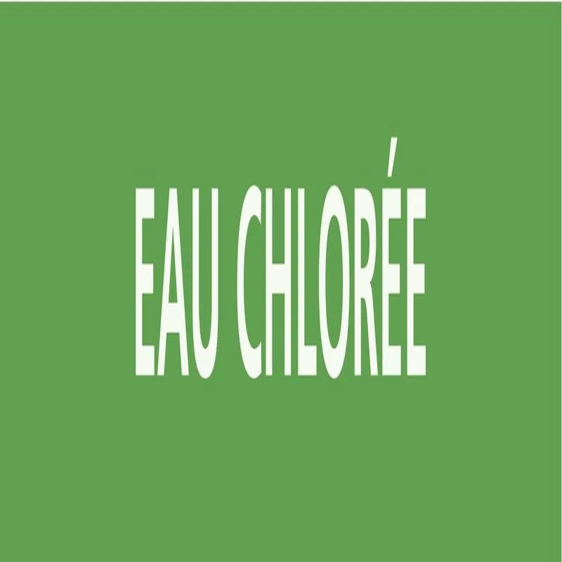 Panneau EAU CHLORÉE 312x52mm (10 ADHES Taliaplast 730129