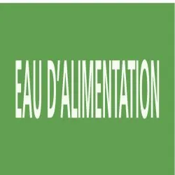 Panneau EAU D'ALIMENT. 156X26 MARQUAGE Taliaplast 732135