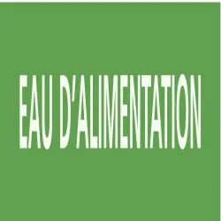 Panneau EAU D’ALIMENTATION 222x37mm (2 Taliaplast 731135