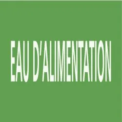 Panneau EAU D’ALIMENTATION 312x52mm (1 Taliaplast 730135