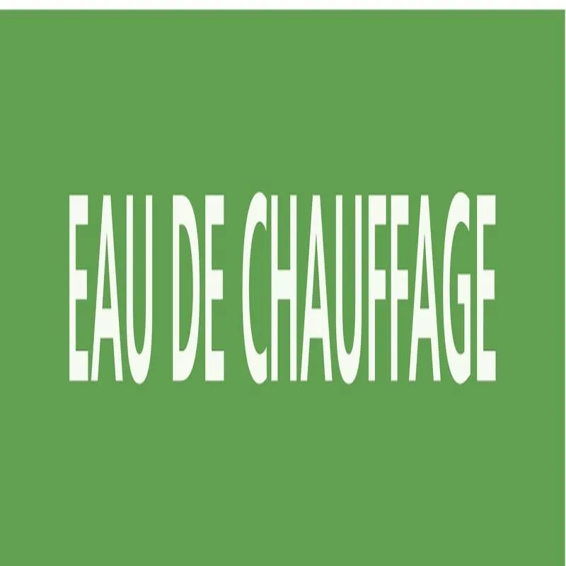 Panneau EAU DE CHAUFFAGE 156x26mm (20 Taliaplast 732813