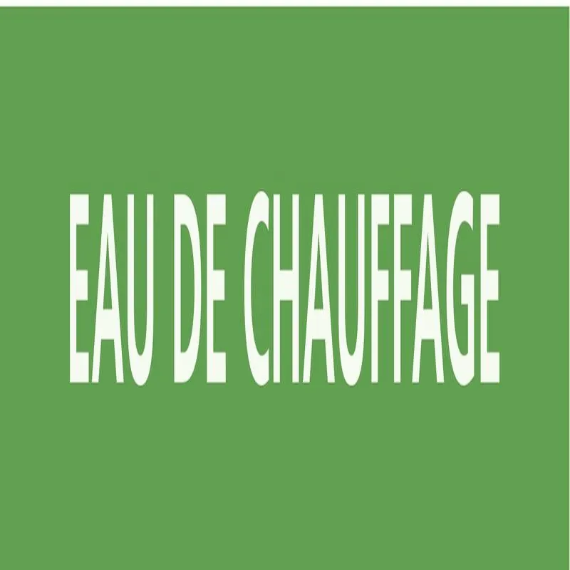 Panneau EAU DE CHAUFFAGE 222x37mm (20 Taliaplast 731813